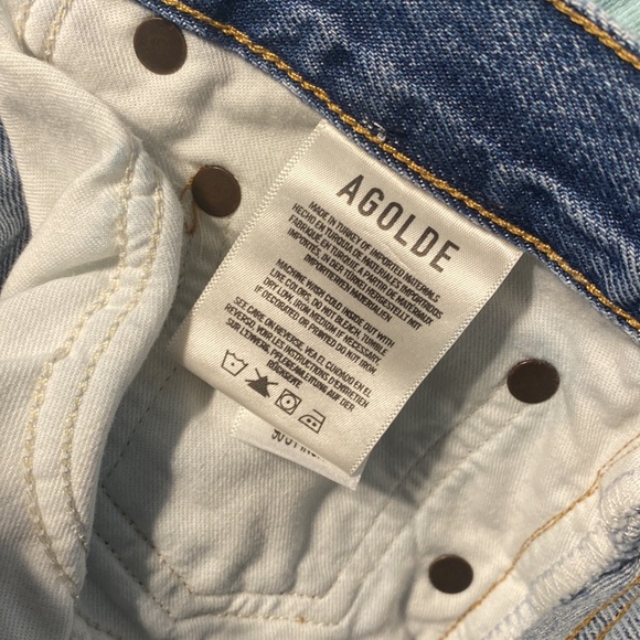 Agolde Blue Distressed Women Jeans - Picture 7 of 8